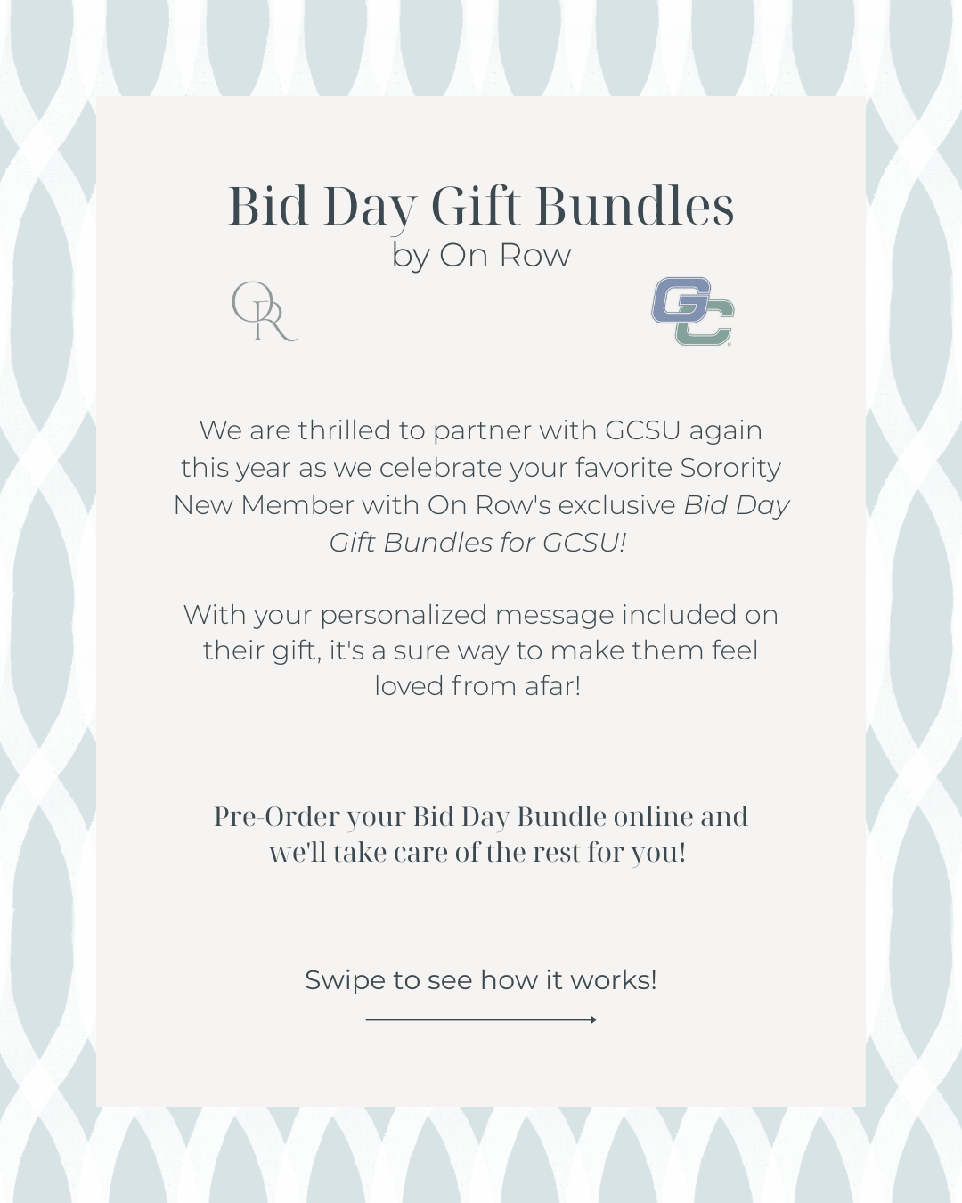 Pre-order: The GCSU Sorority Essentials Package