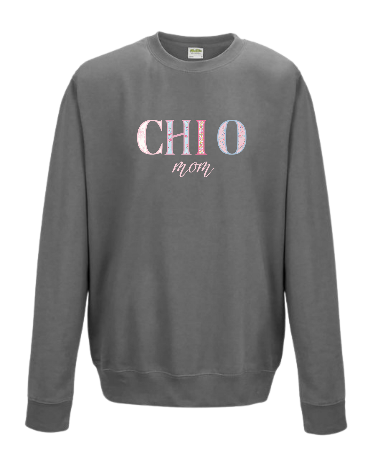 Chi Omega MOM Floral Sweatshirt