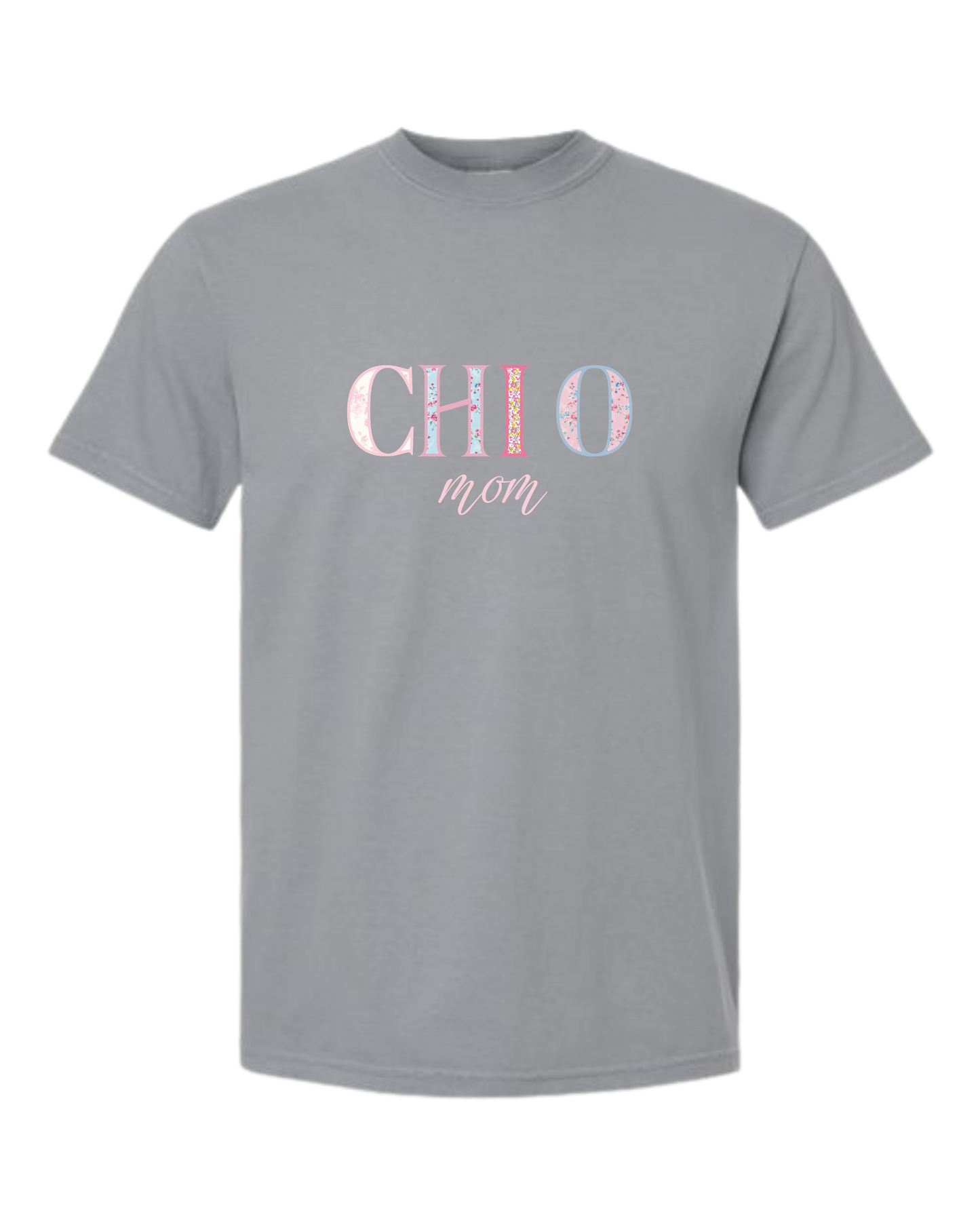 Chi Omega MOM Floral T-shirt