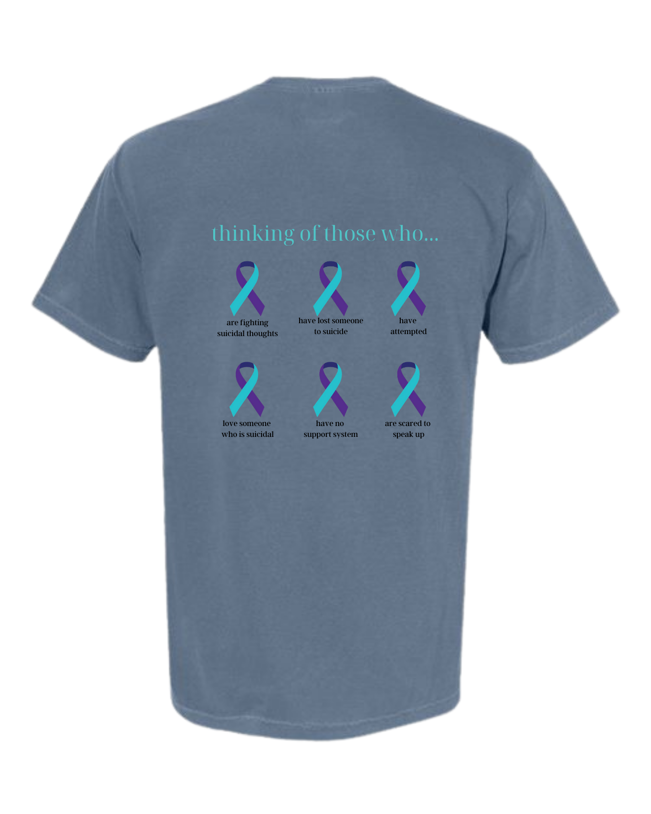 Blue Suicide Awareness T-Shirt