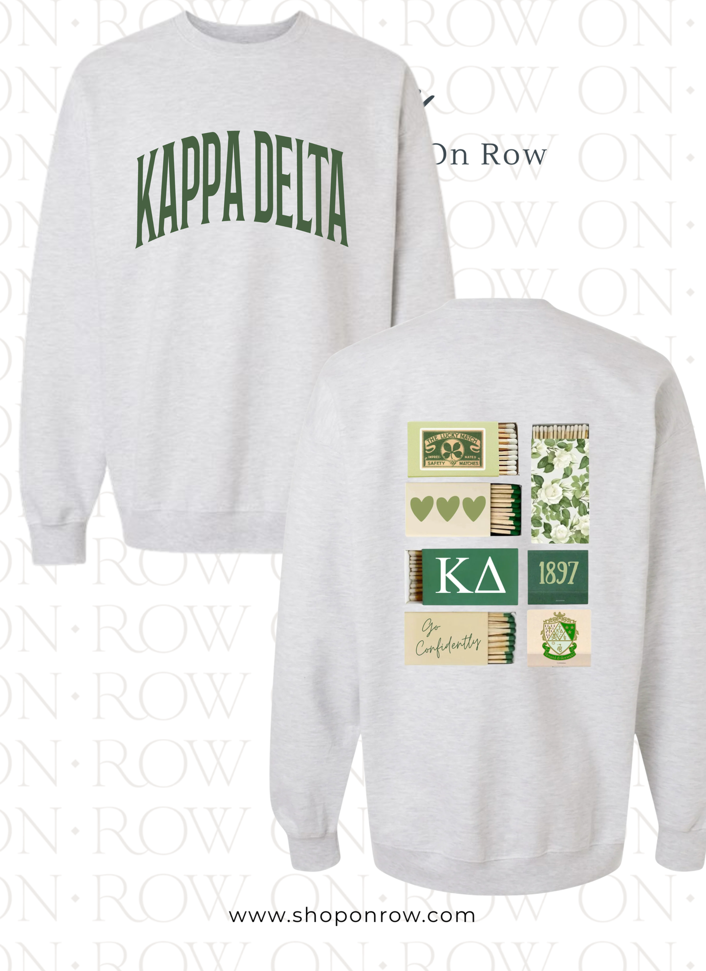 Kappa Delta Varsity with Matchbox Sweatshirt