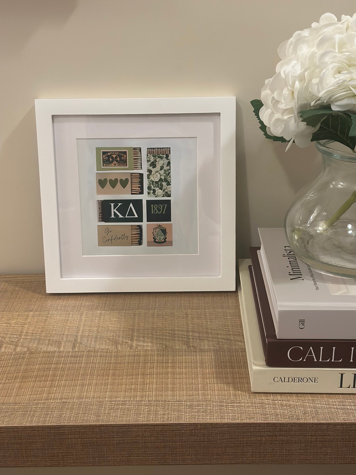 Kappa Delta Framed Matchbox Print
