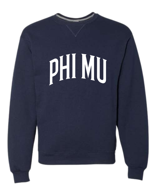 Phi Mu Varsity Sweatshirt