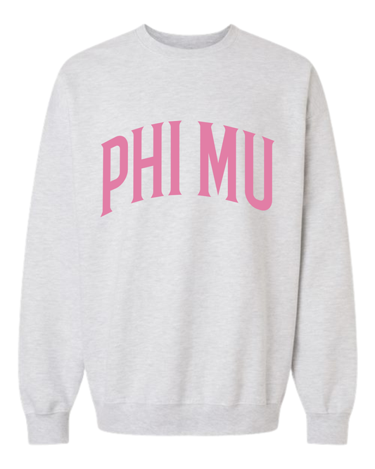 Phi Mu Varsity Sweatshirt