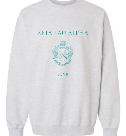 Zeta Crest Sweatshirt