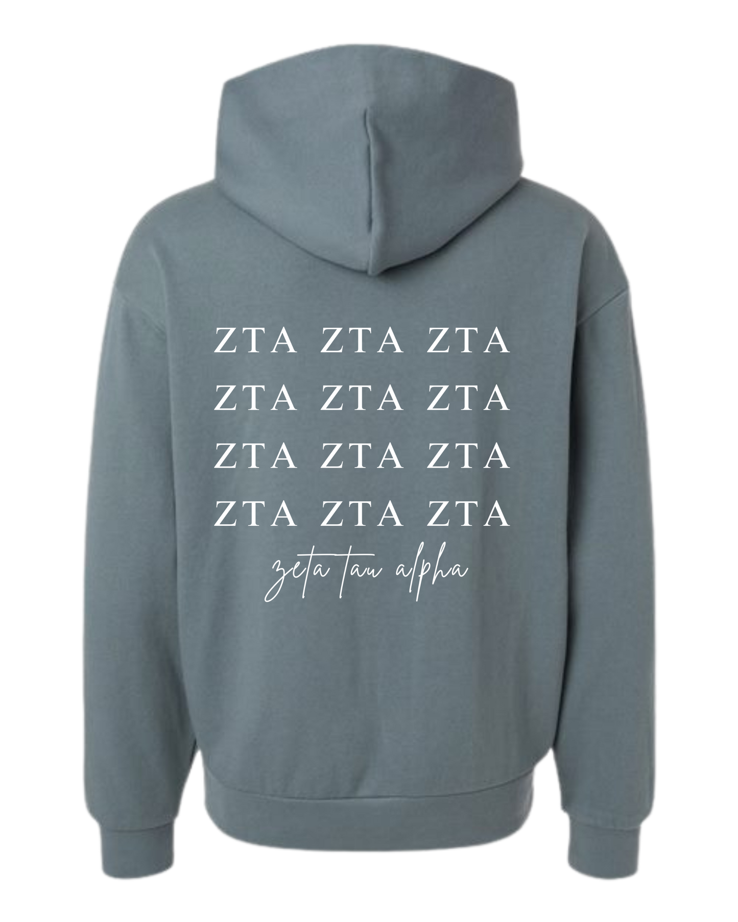Zeta Day ZTA Simple Collection Hoodie