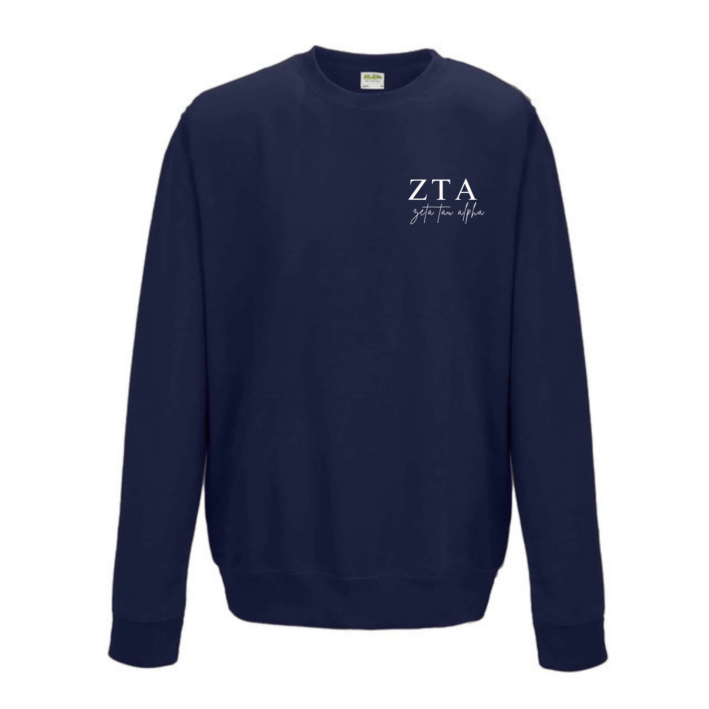 Zeta Day ZTA Simple Collection Sweatshirt