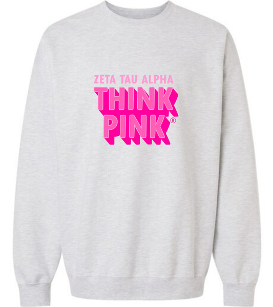 Zeta Day Think Pink Sweatshirt