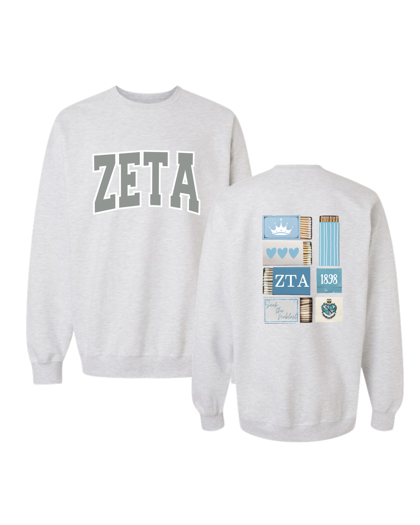 ZETA Varsity with Matchbox Sweatshirt