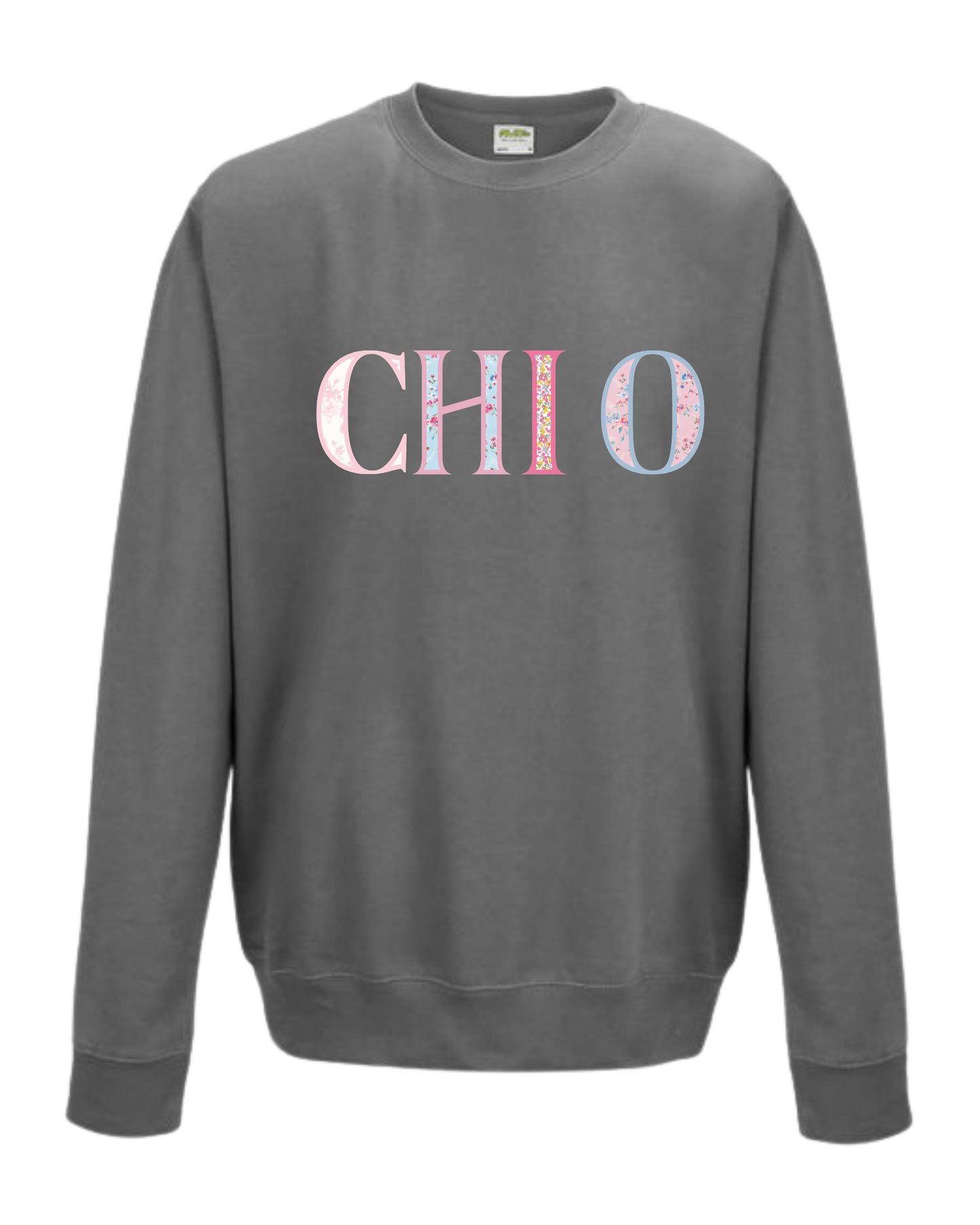 Chi Omega Floral Sweatshirt