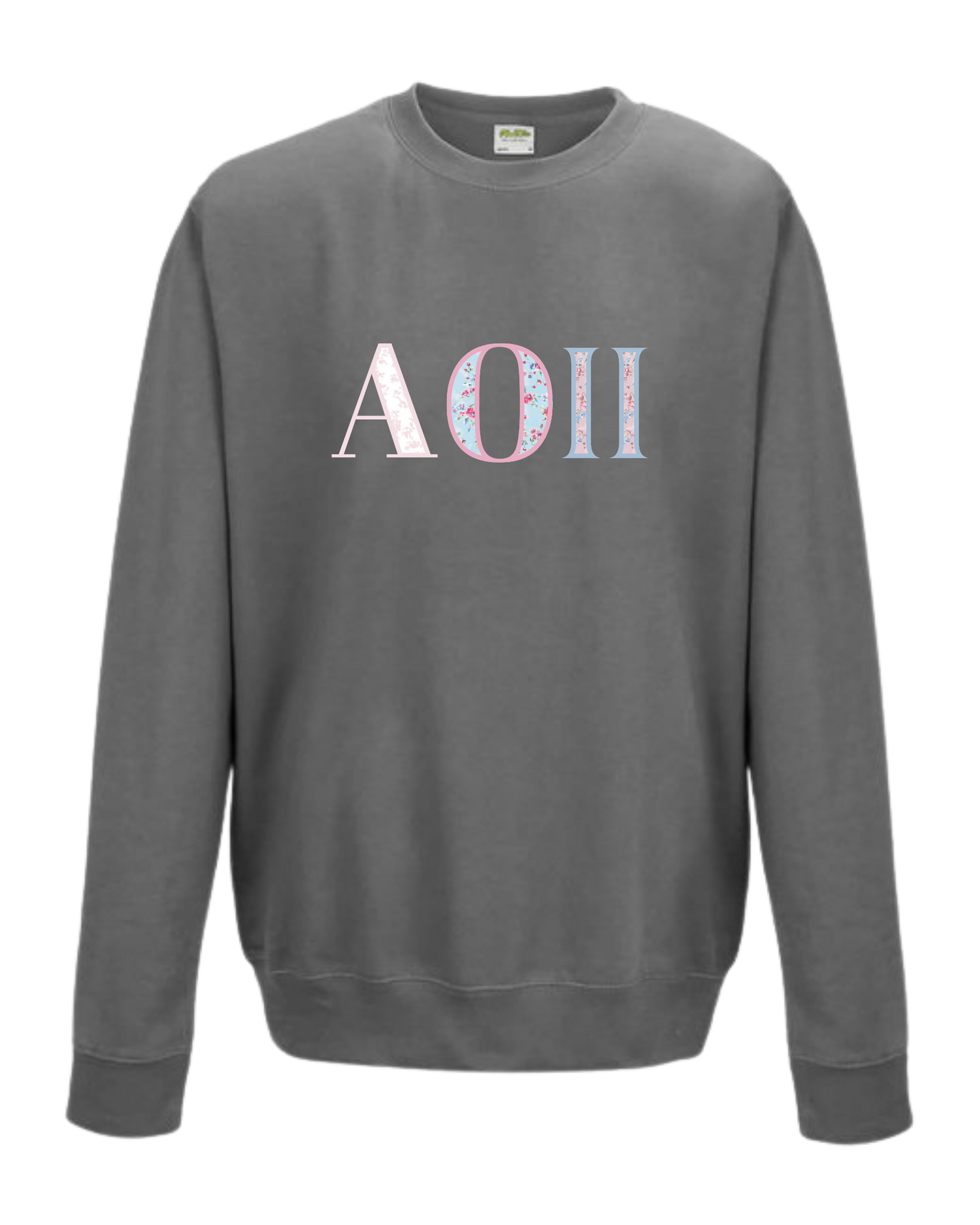 Alpha Omicron Pi Floral Sweatshirt