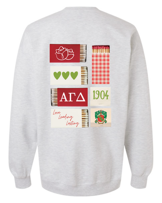 Alpha Gamma Delta Matchbox Sweatshirt