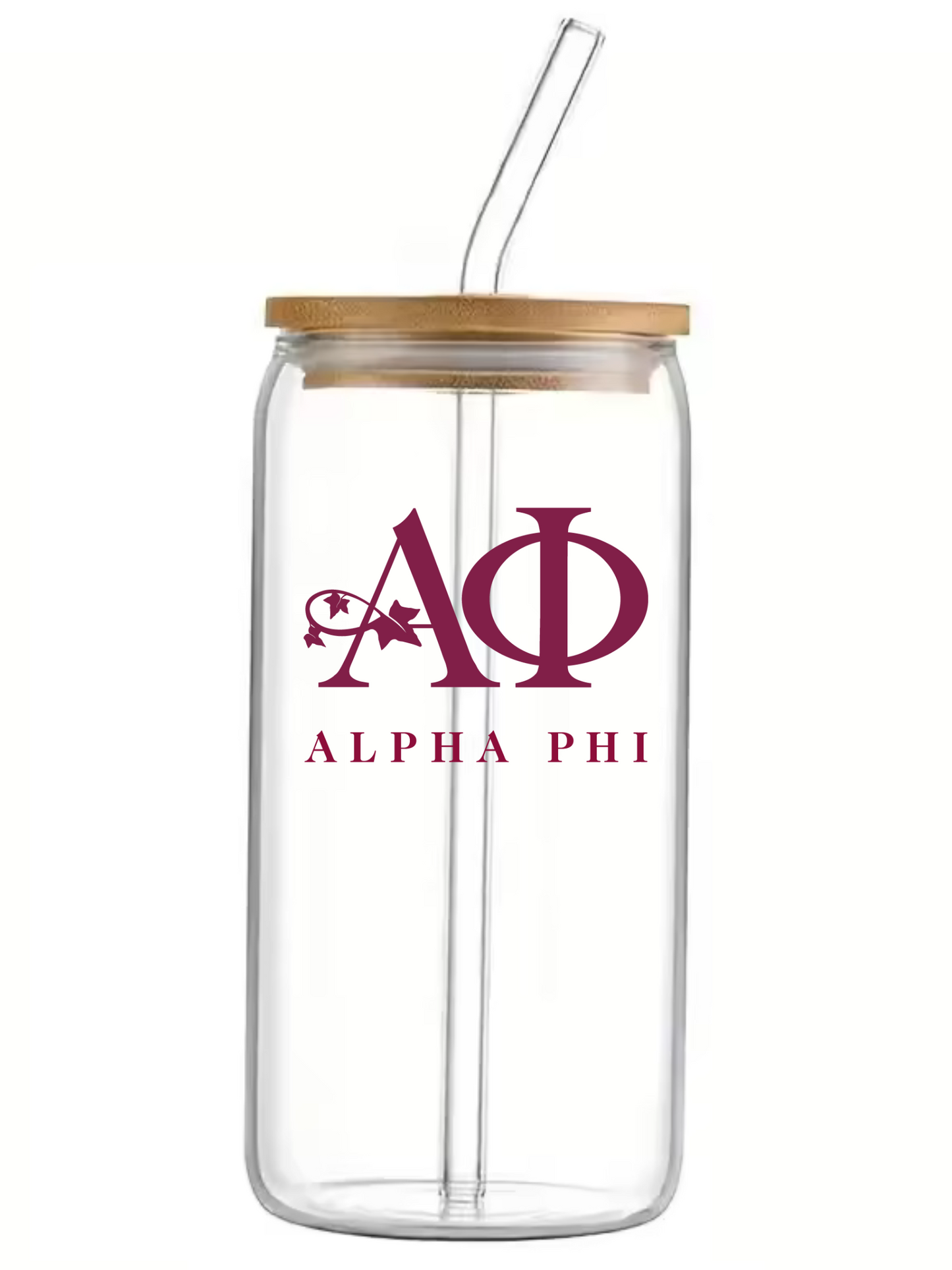 Alpha Phi Glass Cup