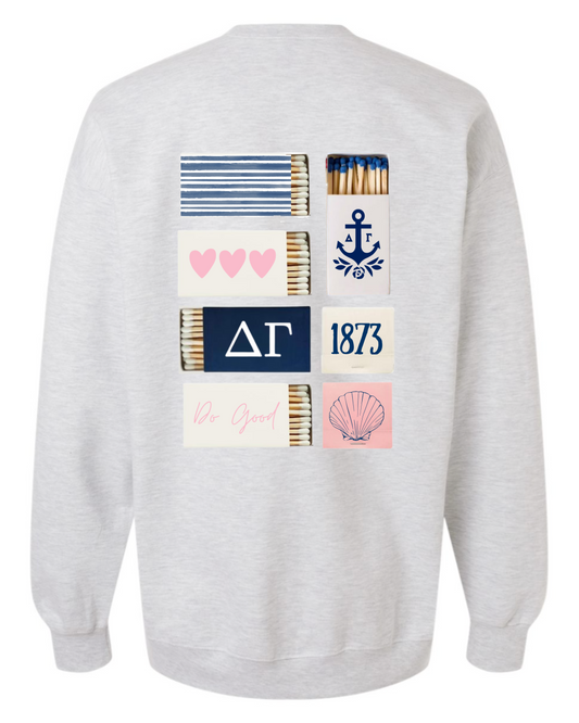 Delta Gamma Matchbox Sweatshirt