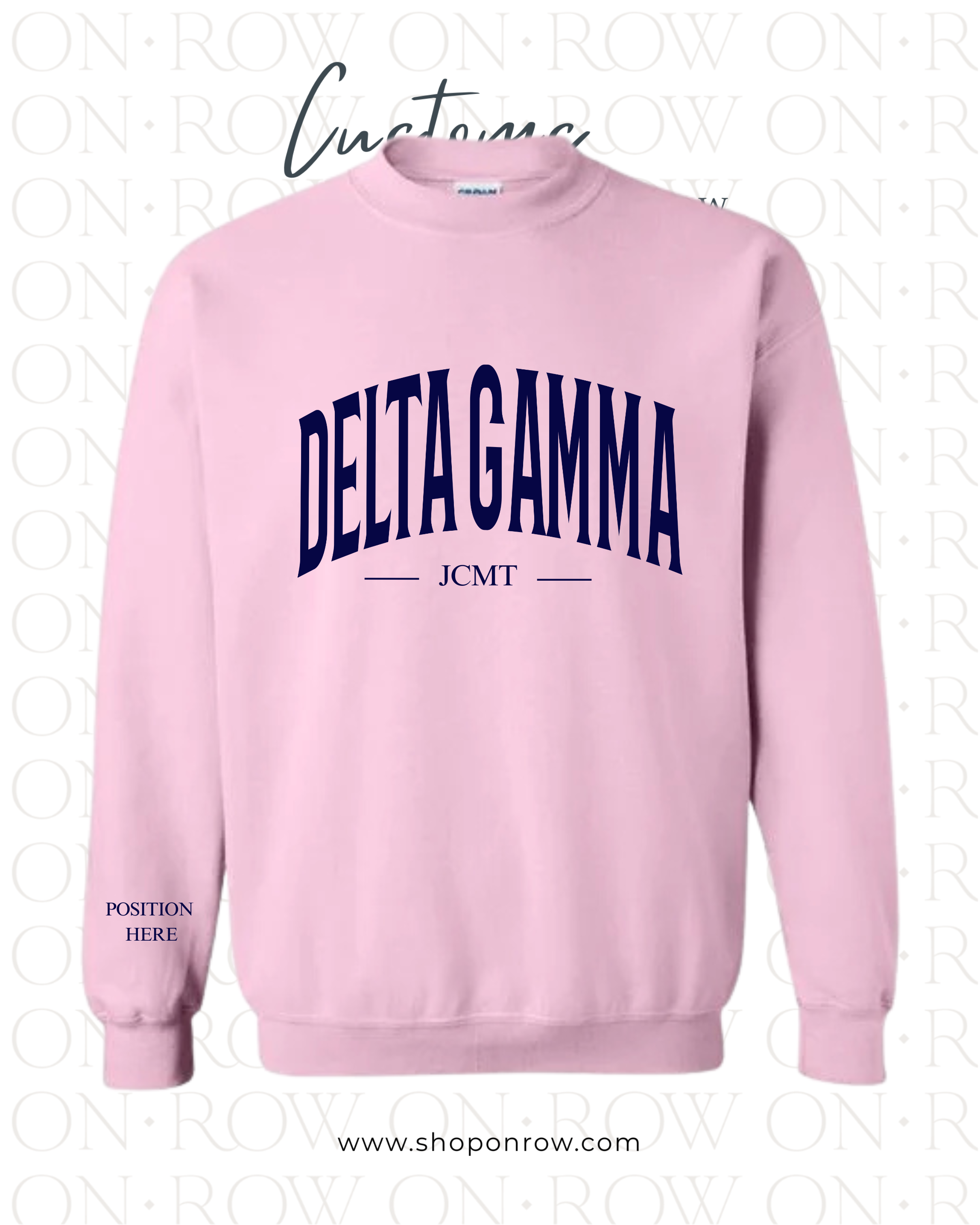 Custom Order Link - Delta Gamma GCSU – ON ROW