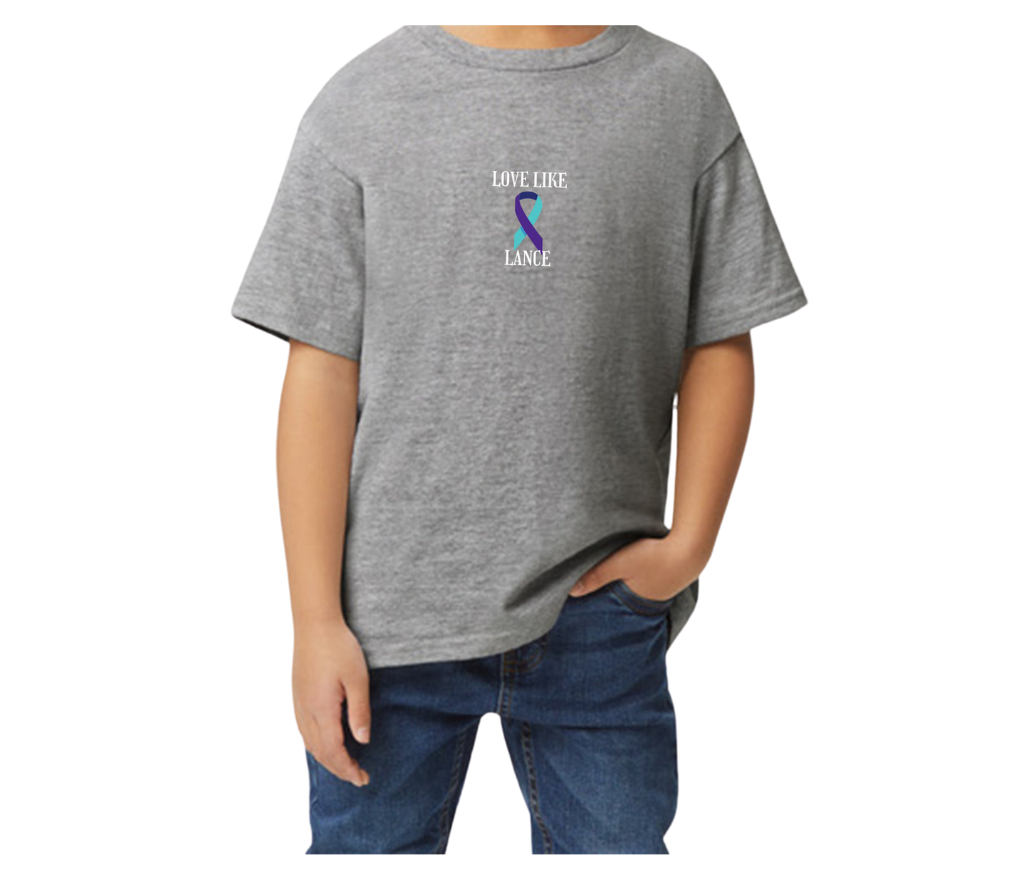 Youth Love Like Lance Suicide Awareness Ribbon T-Shirt