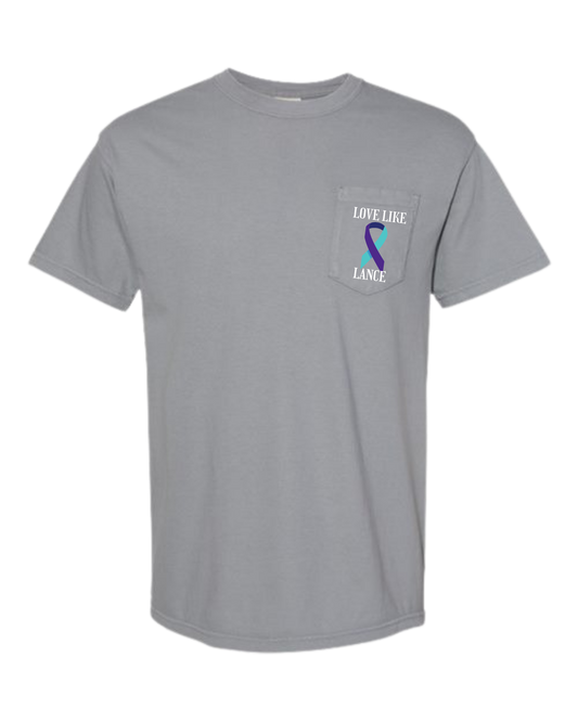 Love like Lance Grey Suicide Awareness T-Shirt