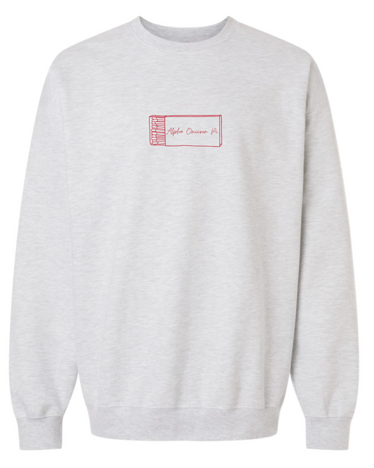 Alpha Omicron Pi Matchbox Sweatshirt