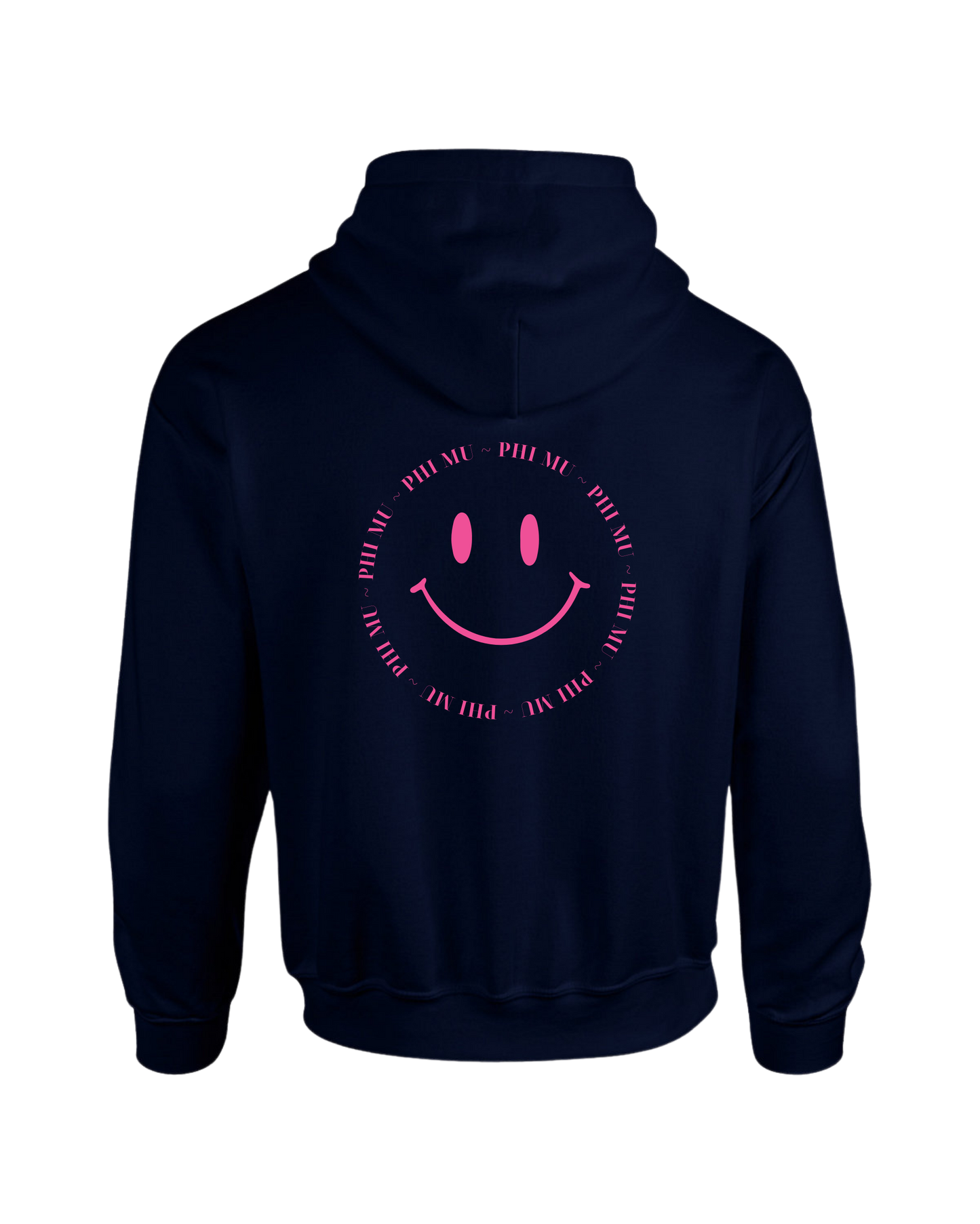 Phi Mu Smiley Face Hoodie