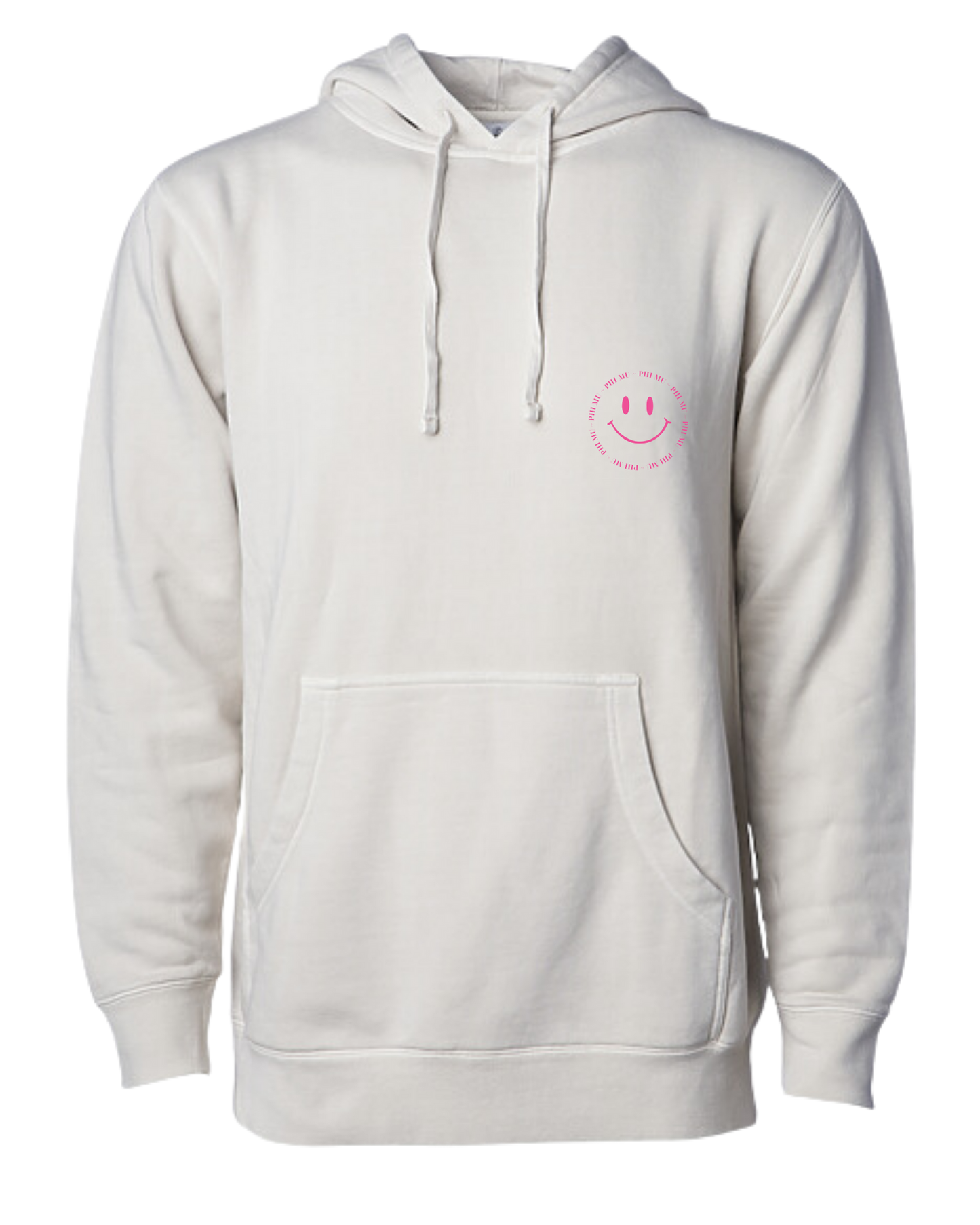 Phi Mu Smiley Face Hoodie