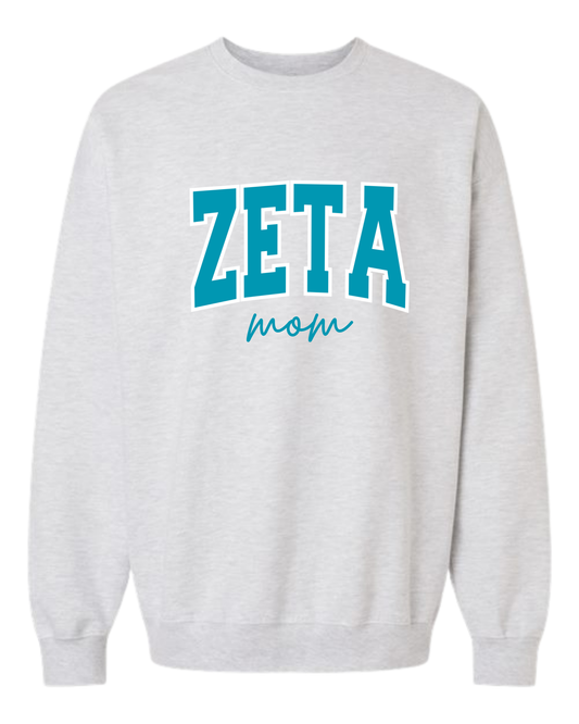 Zeta Varsity Mom Sweatshirt