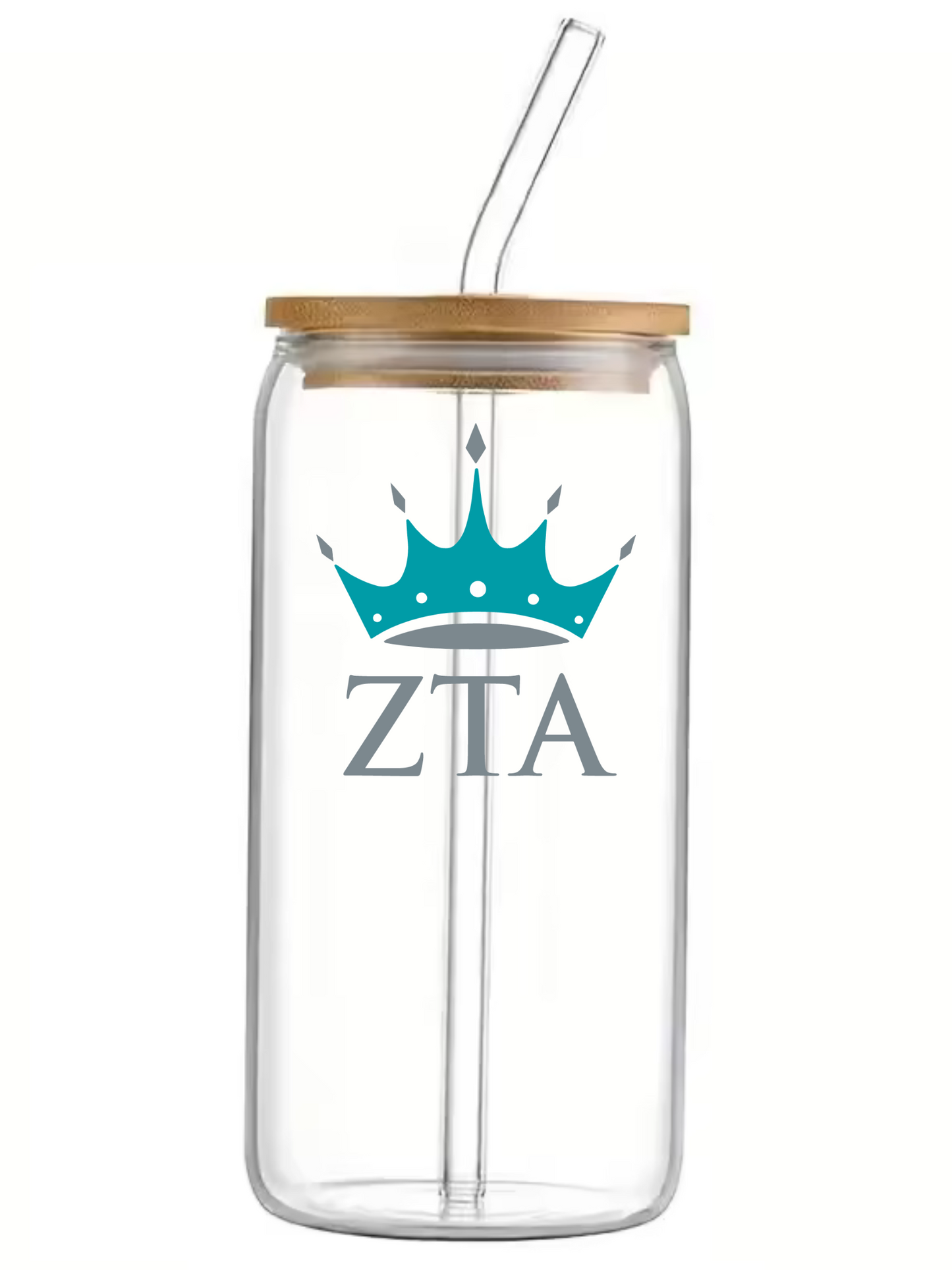 Zeta Tau Alpha Glass Cup