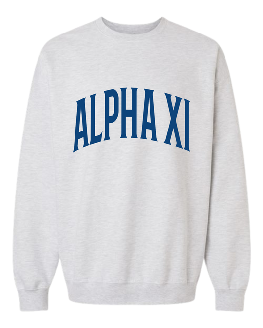 Alpha Xi Delta Varsity Sweatshirt